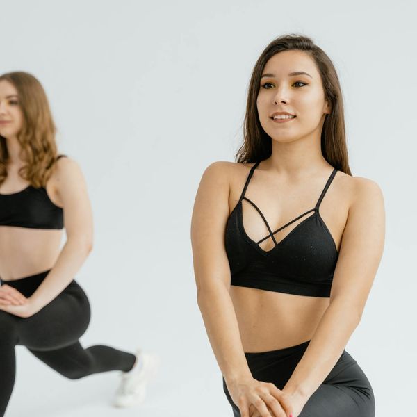 Person feeling energized and happy after a light exercise session.